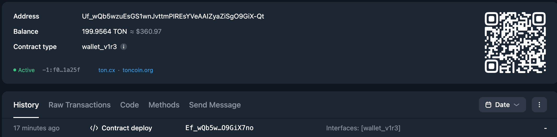 Activated validator wallet
