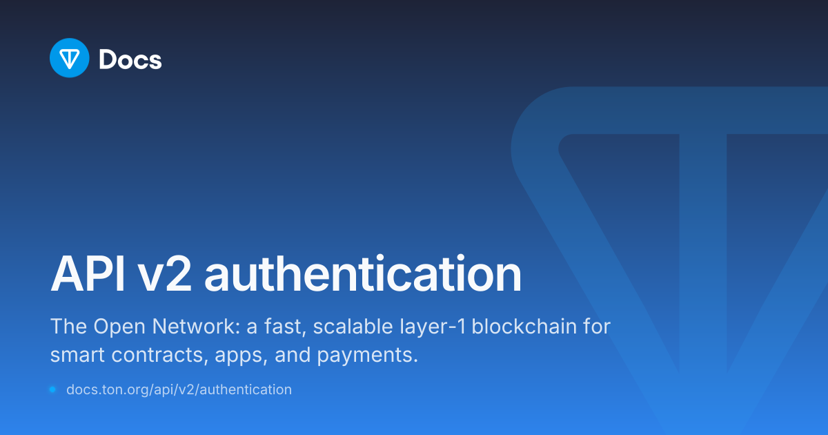 API v2 authentication