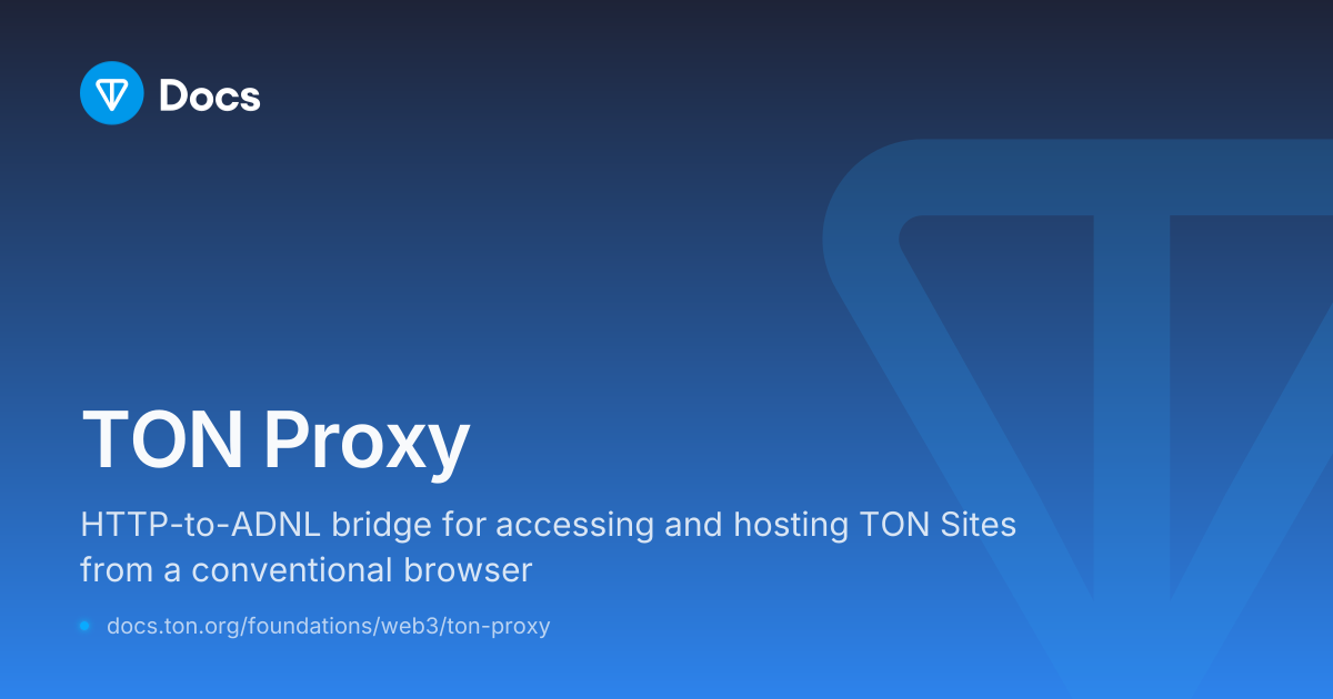 TON Proxy